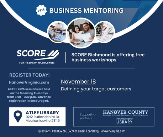 SCORE  Atlee Lib November 2025 (Post)