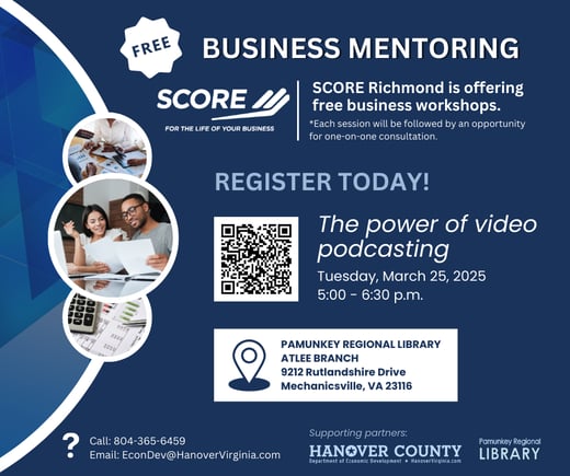 SCORE  Atlee Library (Facebook Post) March